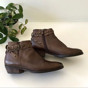 EUC Leather Halogen Boots Booties from Nordstrom